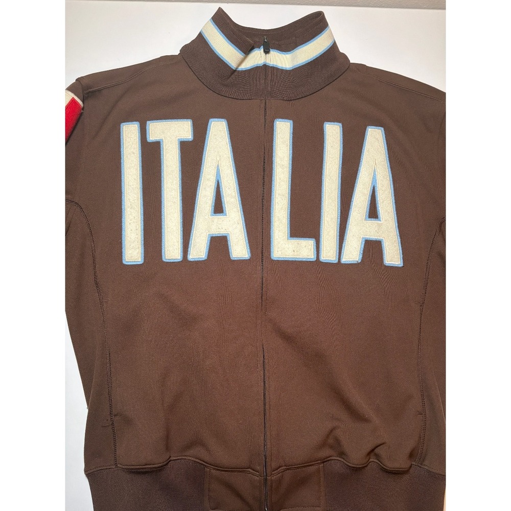 Men's Kappa Italia Full Zip Jacket | Brown | Large - Picture 4 of 4